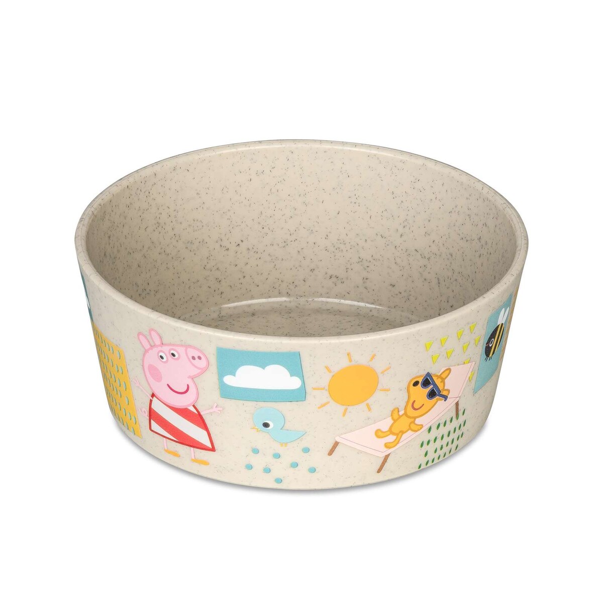 Zestaw obiadowy dla dzieci CONNECT ŚWINKA PEPPA, z tworzywa organic, KOZIOL