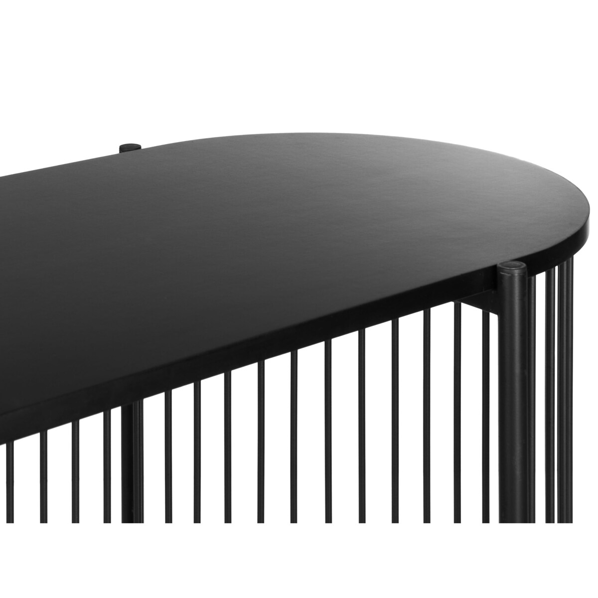 Regał 3 półki BIRSON 151 cm Czarny