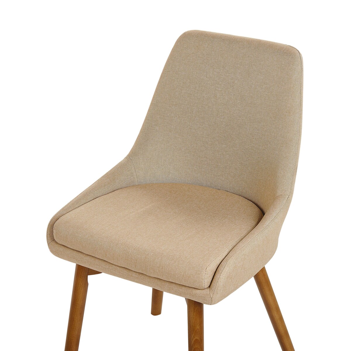 Zestaw 2 krzeseł do jadalni beżowy MELFORT