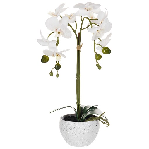 Sztuczna roślina ORCHID 42 cm Biały