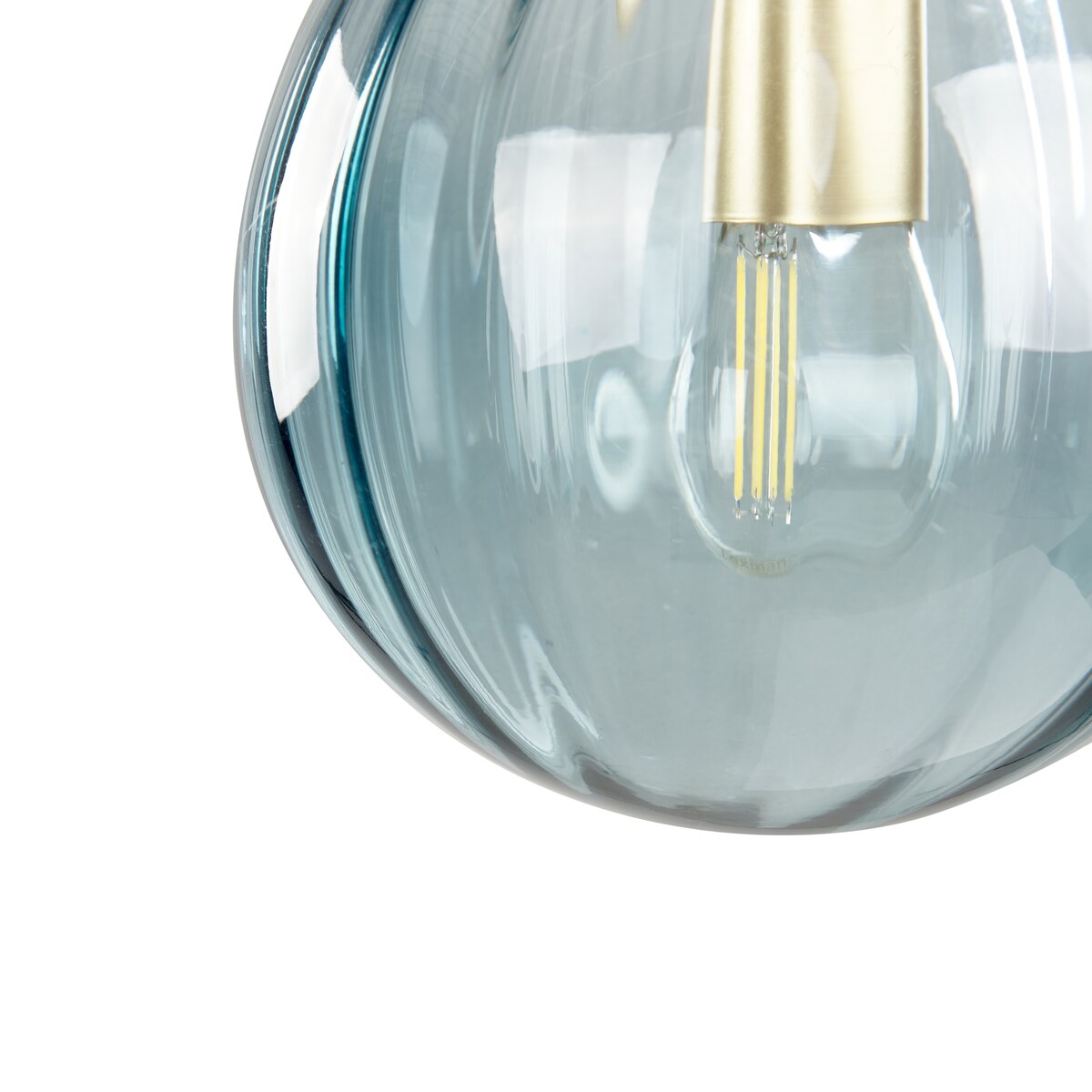 Lampa ścienna BOOMI Niebieski Metal