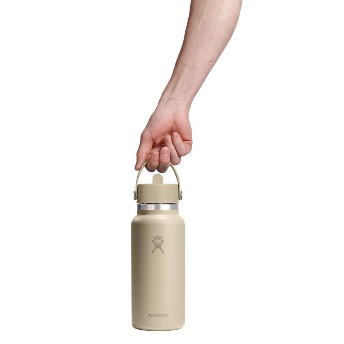Butelka termiczna (946 ml) Wide Mouth Flex Straw Cap Oat Hydro Flask