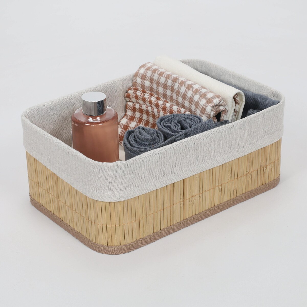 Zestaw bambusowych koszyków do przechowywania VINNO