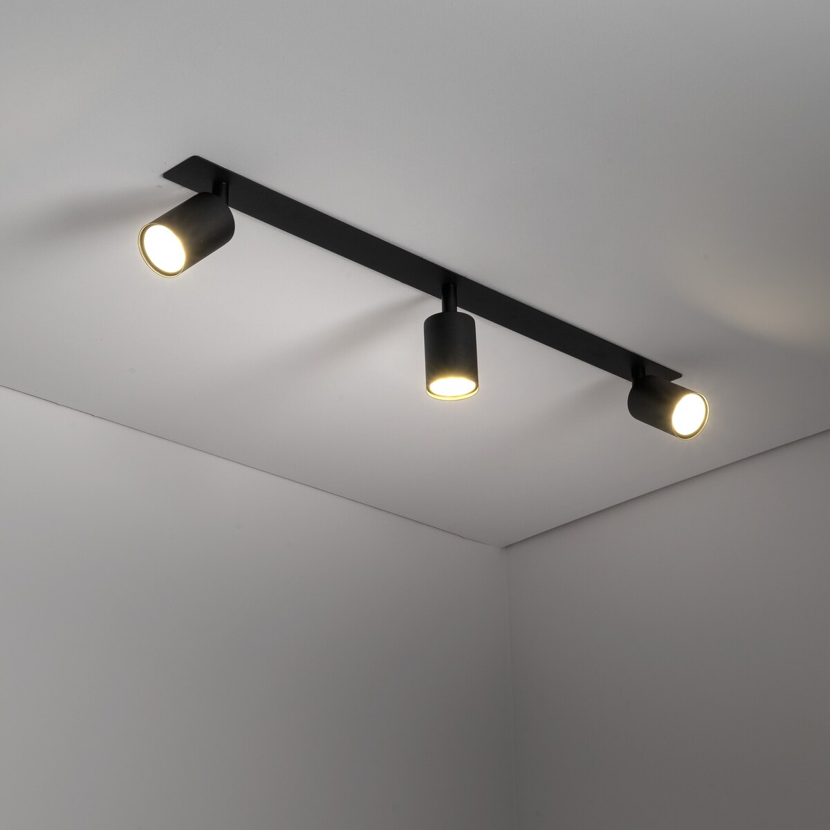 Lampa podtynkowa spot NEX BLACK 10800 TK Lighting czarna 3xGU10 regulowana wpuszczana sufitowa metalowa