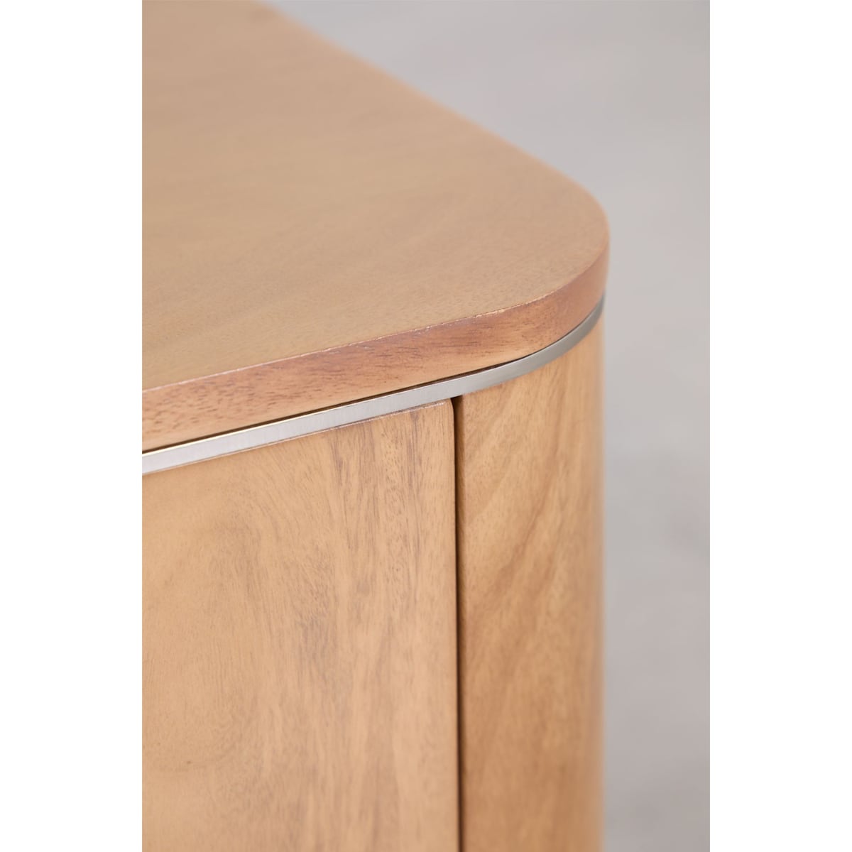 Komoda RTV 160x40 cm z drewna mango i stali Osaka