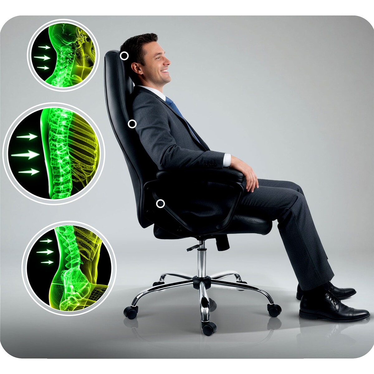 Fotel biurowy obrotowy ergonomiczny obrotowe Sofotel