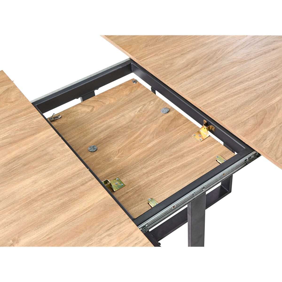 Stół do jadalni rozkładany COOPER Brązowy 120/160 cm 120 cm