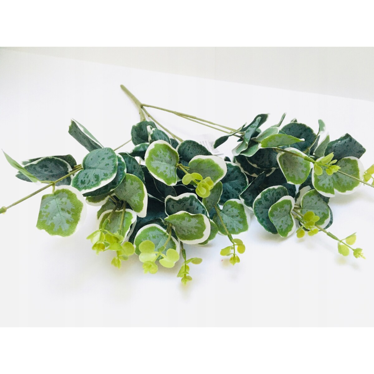 LIŚĆ GAŁĄZKA eukaliptus dodatek do stroika wiązanki sztuczna łodyga zielona