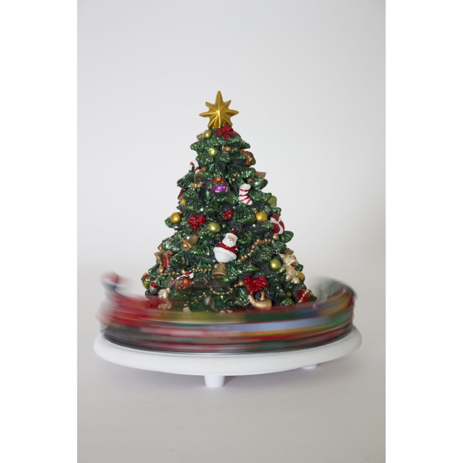 Choinka z Pozytywką TREN 15x12x12 cm