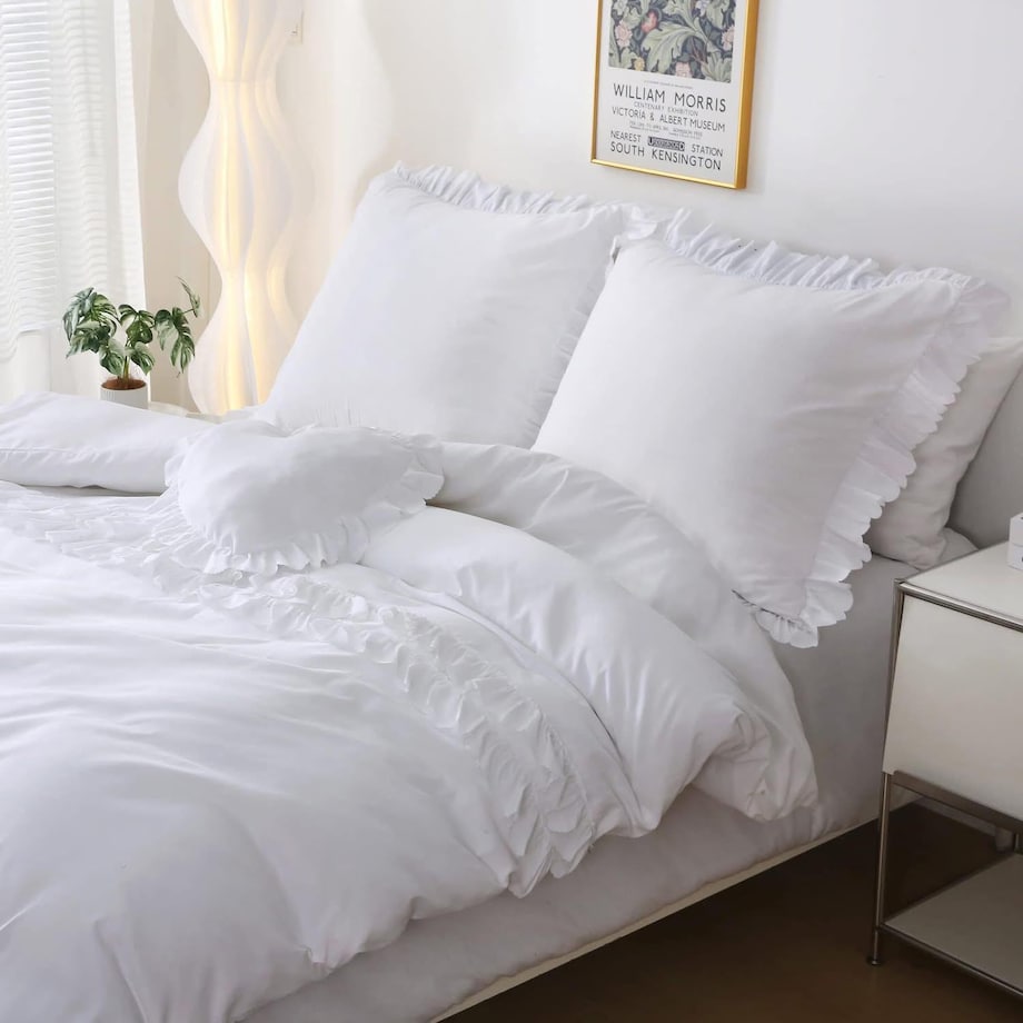 pościel "sweet heart" z poduszką serce 200x220 cm