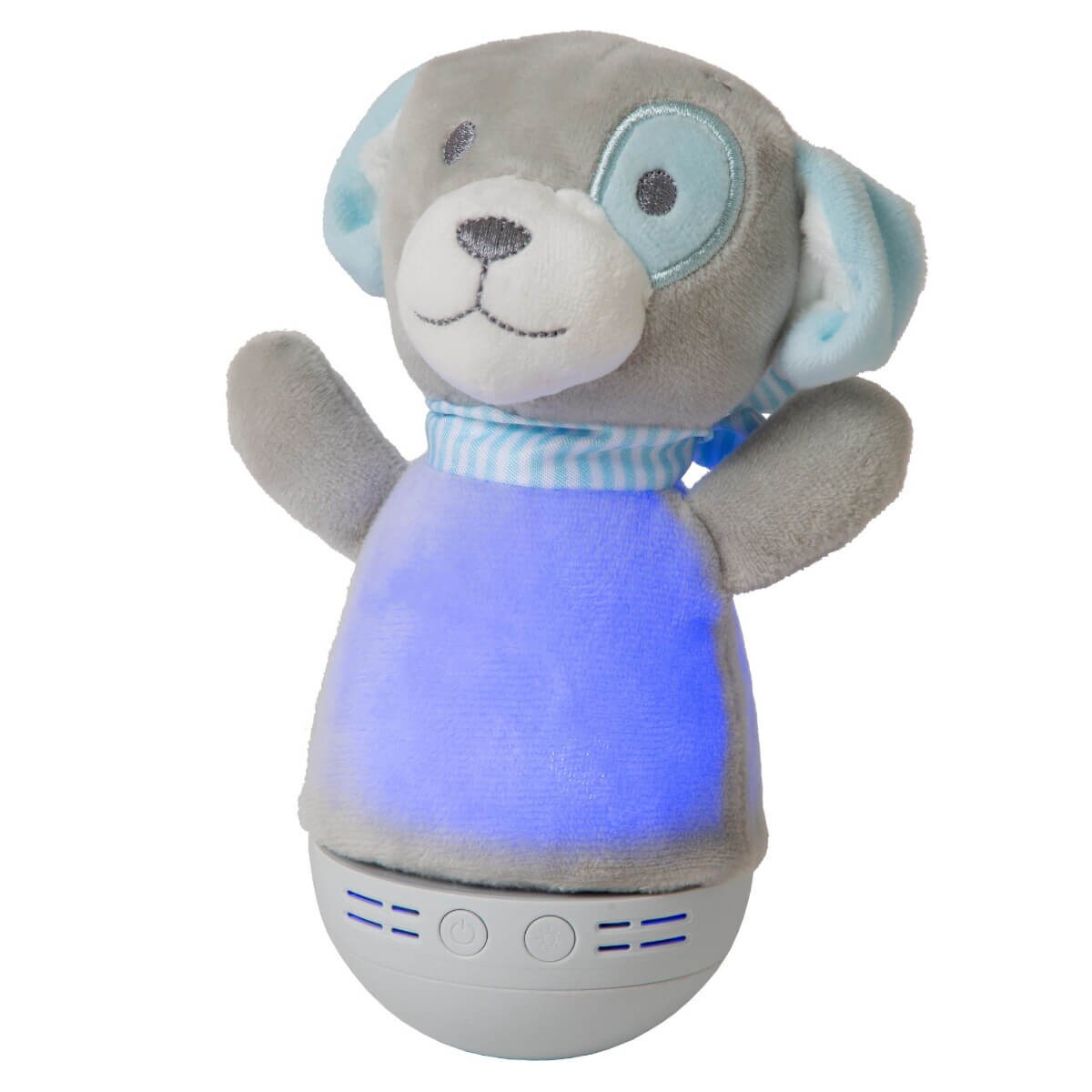 Lampka nocna piesek Dolly 77500/01/36 Lucide LED RGB 4,5W niebieska szara