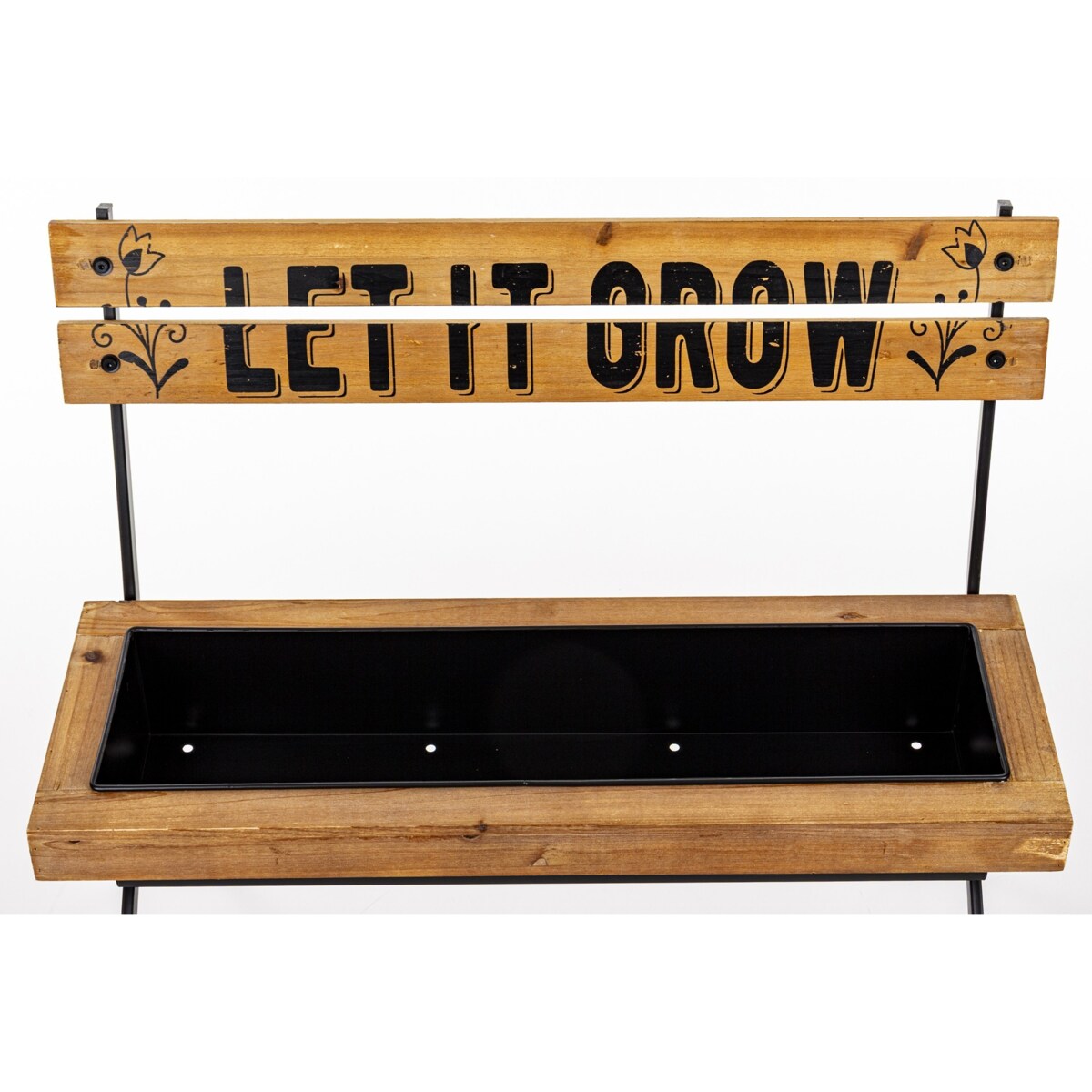 Kwietnik drewniano-metalowy 71x79x39 cm PANCA