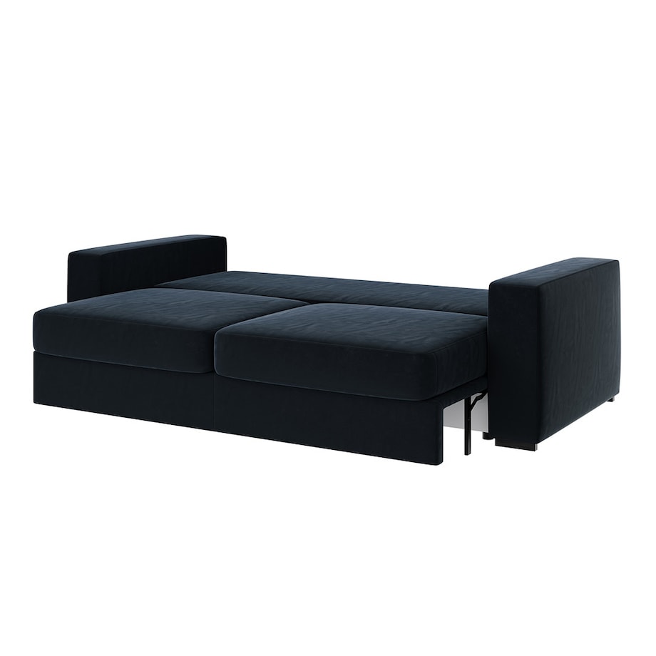 Sofa rozkładana 3 osobowa Lago granatowa