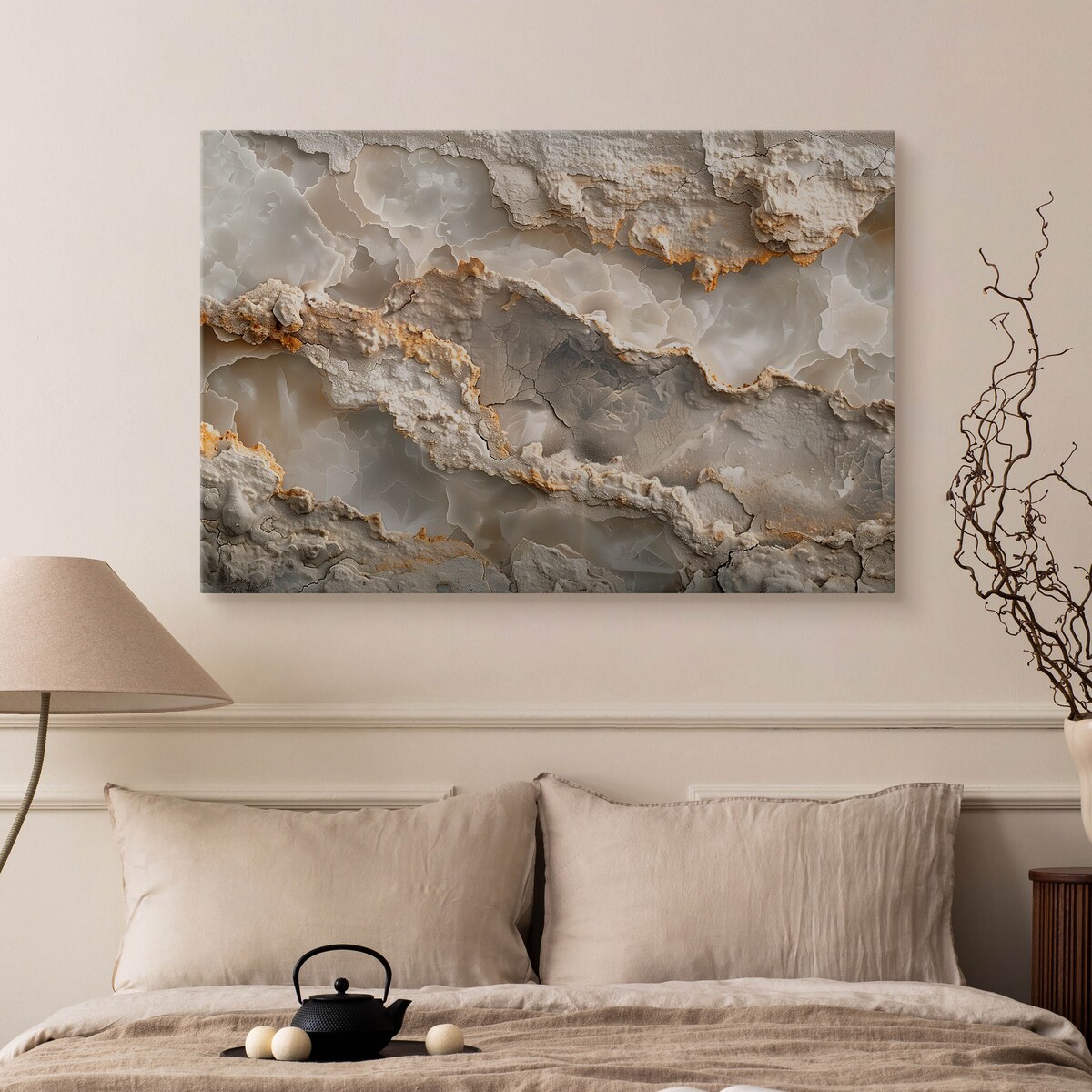 Obraz na płótnie Marmur 3d 90x60cm
