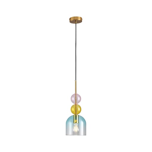 Lampa wisząca PASTELLO BLUE kolorowa 15 cm