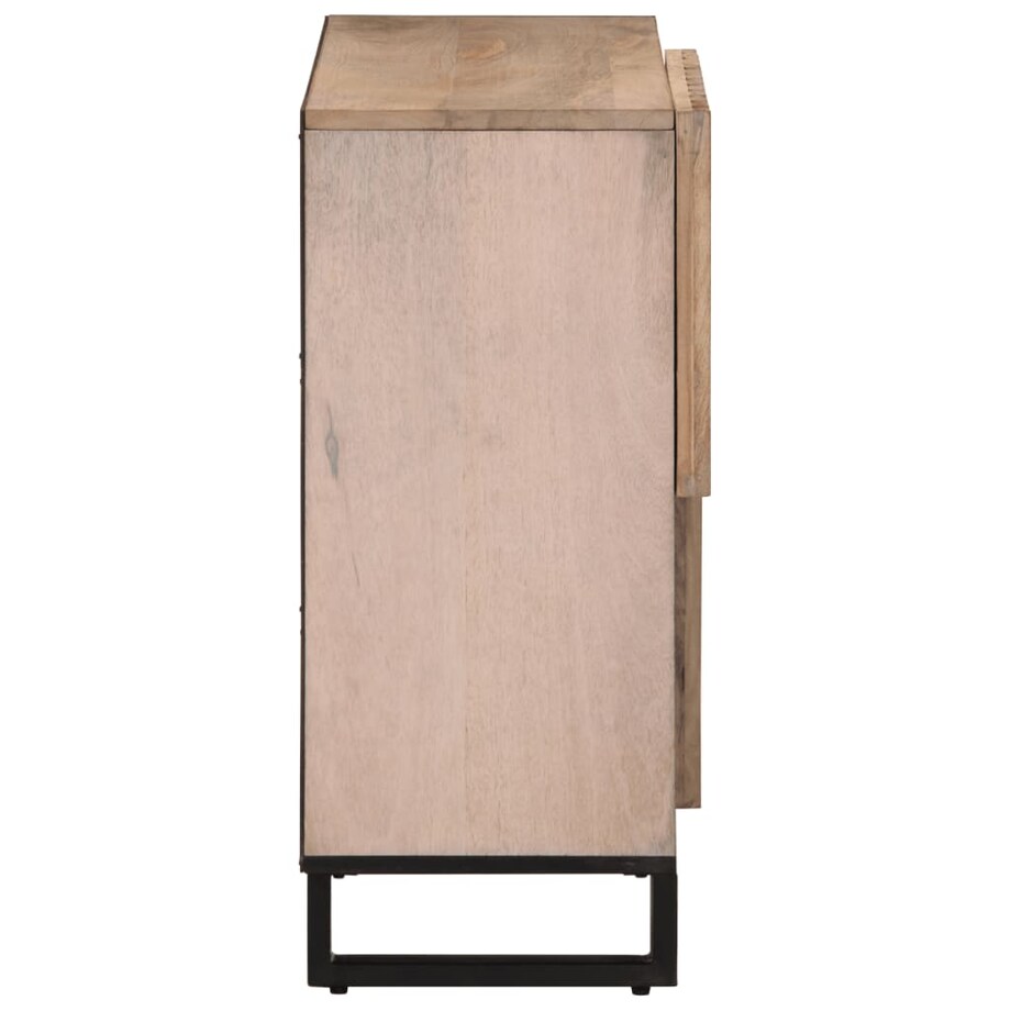 vidaXL Szafka, 80x34x75 cm, lite drewno mango
