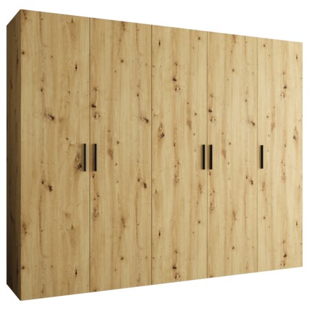 Szafa uchylna otwierana BARI 1 250 wys. 202 cm Artisan + u. Czarny