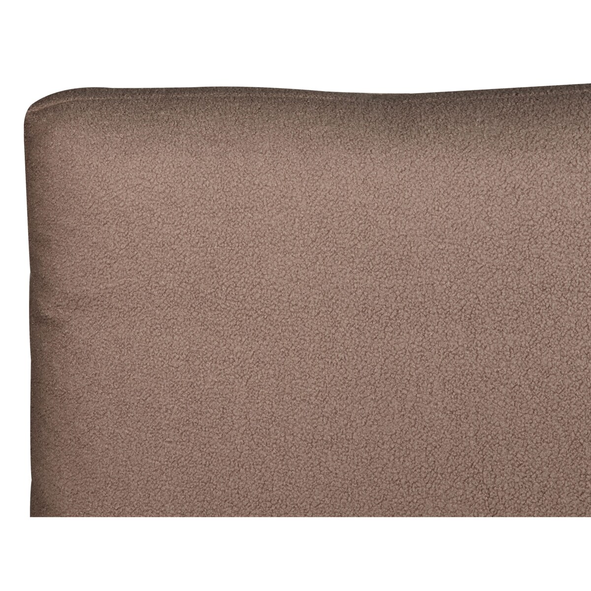 Łóżko Boucle MELLE 140 x 200 cm Brązowy