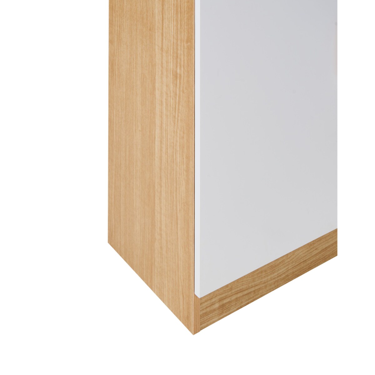 Witryna ze szklaną gablotą CYGNET 80 cm Biały