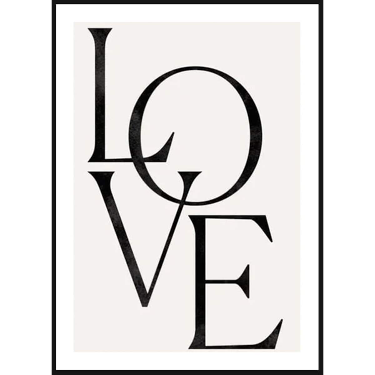 Poster Story, Plakat, Obraz - Love, wymiary 21 x 30 cm