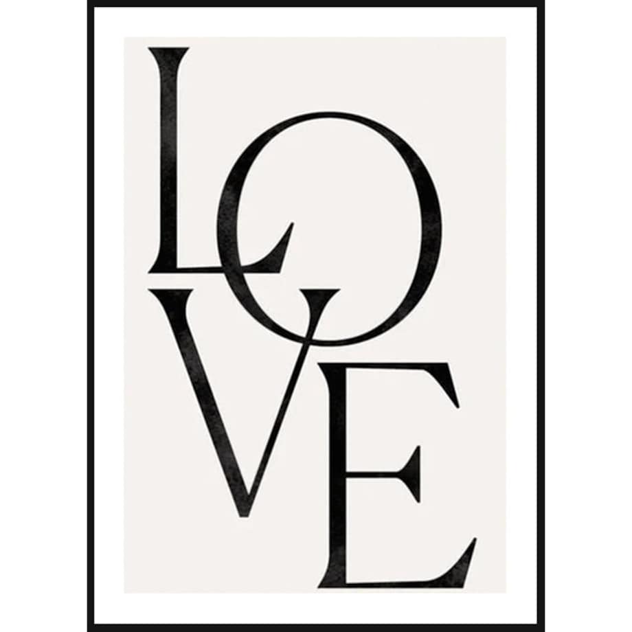 Poster Story, Plakat, Obraz - Love, wymiary 21 x 30 cm