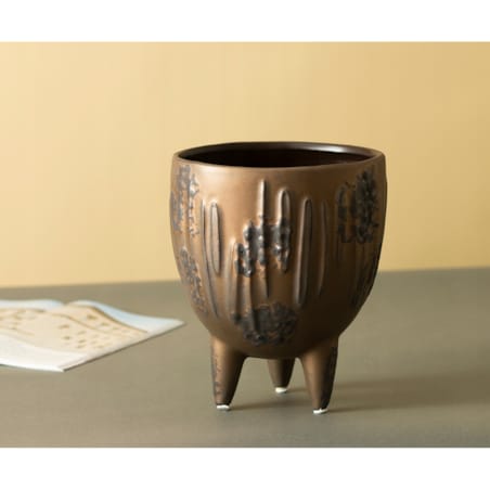 DONICA IRMA brązowa ceramiczna śr. 15cm