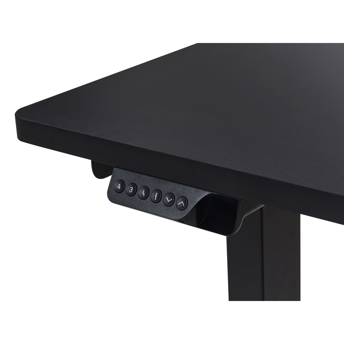 Biurko regulowane Elektryczny Prawostronny Czarny DESTINES