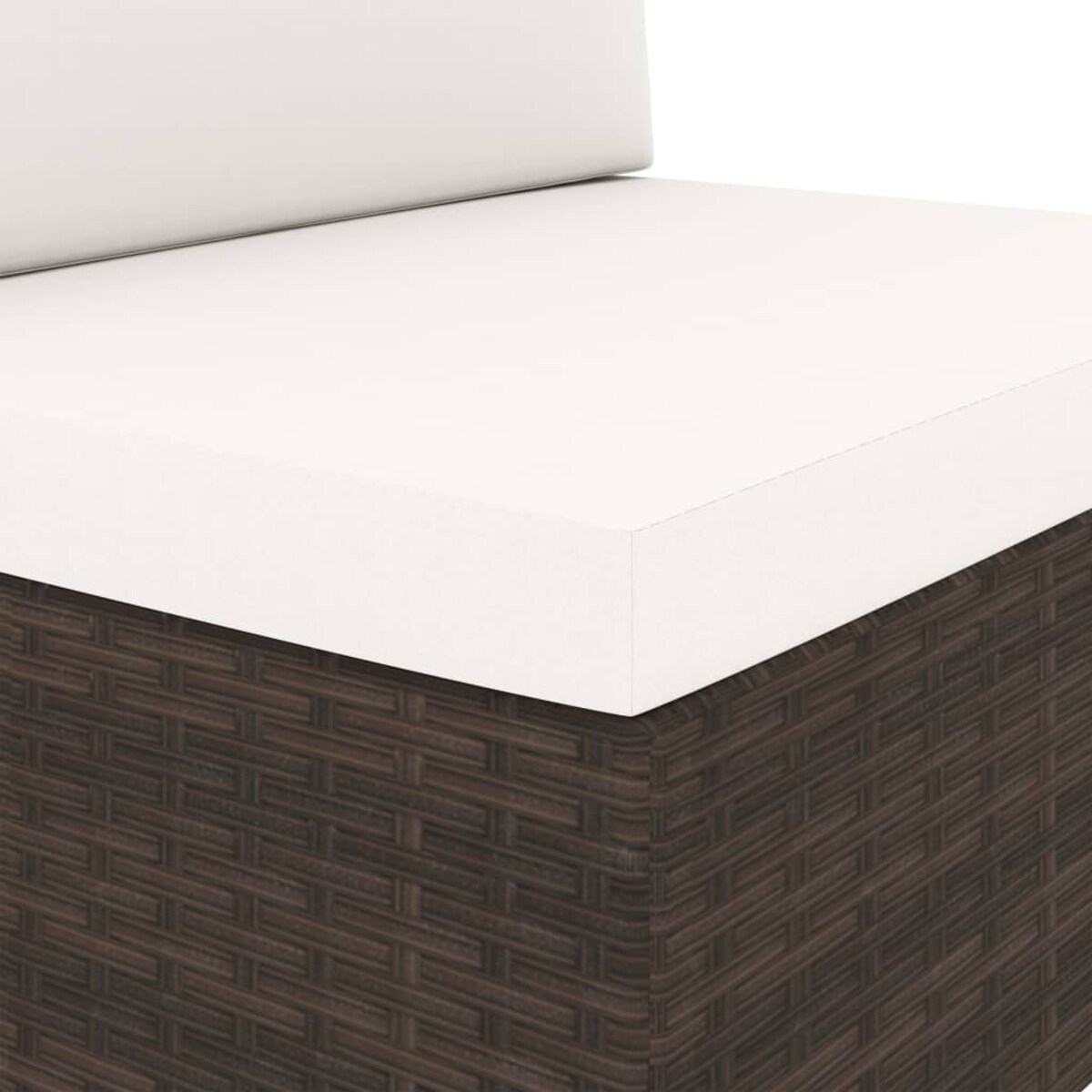 vidaXL 3-cz. zestaw wypoczynkowy do ogrodu, rattan PE, brązowy