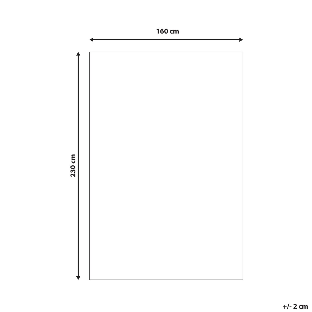 Dywan 160 x 230 cm beżowy MUTKI