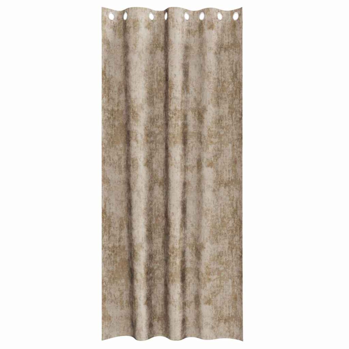 vidaXL Zasłona z zasłonami 2 pcs szampański 245 x 140 cm Aksamit