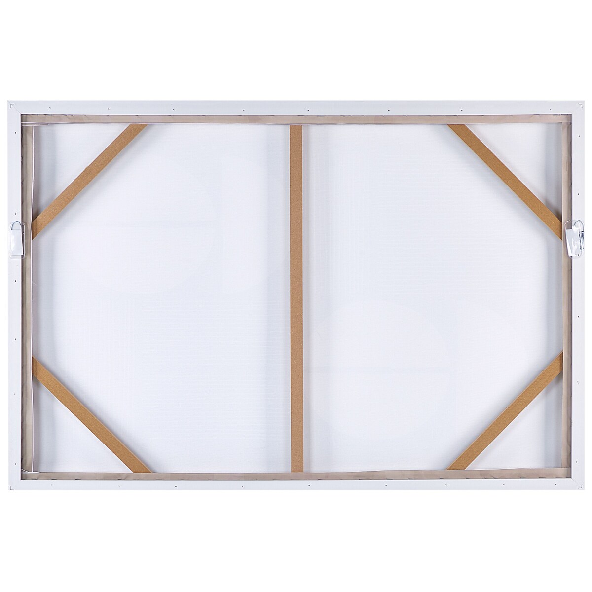 Obraz na płótnie RACALE Motyw abstrakcyjny 63 x 93 cm Beżowy