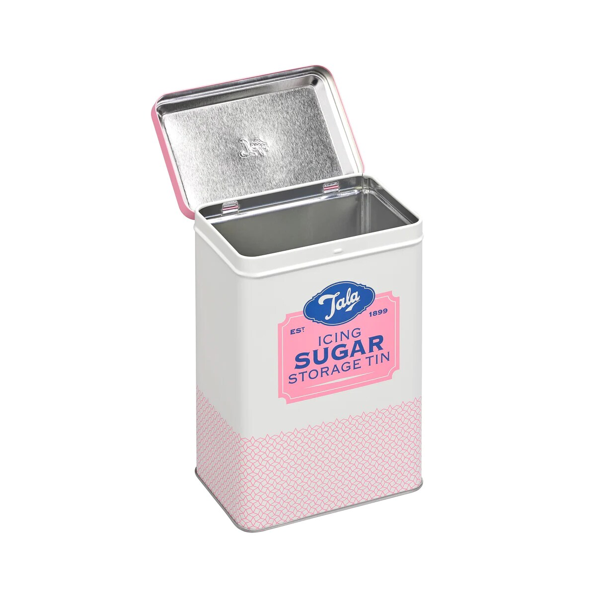 Tala puszka metalowa RETRO różowa