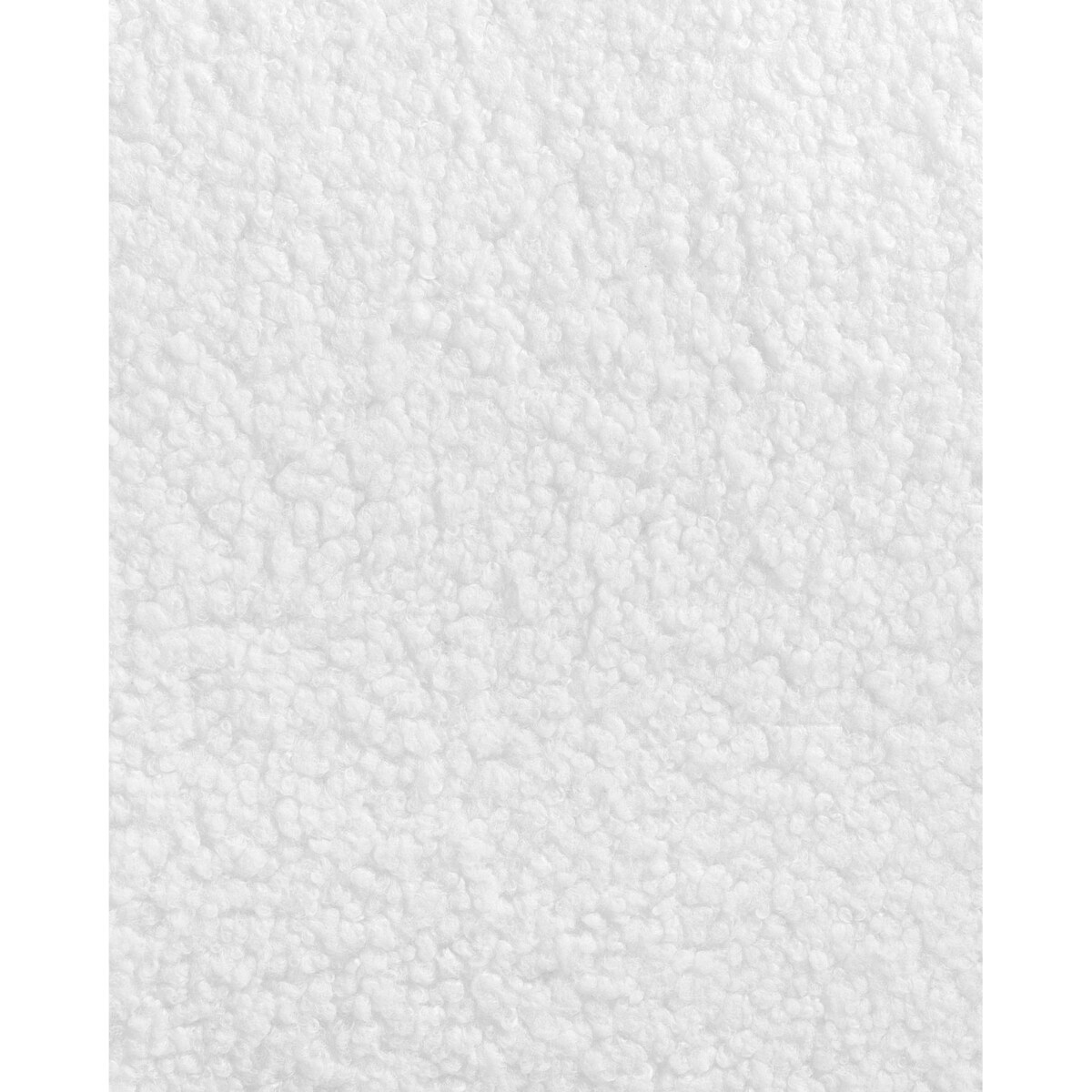 Zestaw 2 krzeseł barowych CASMALIA Boucle Złamana biel