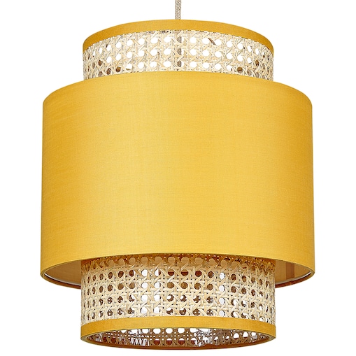 Lampa wisząca BOERI Rattan Musztardowy