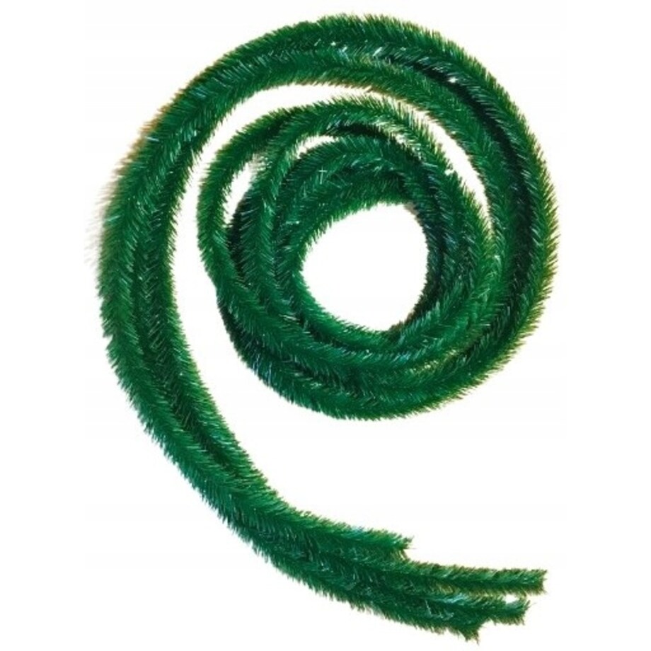 5x GIRLANDA SZTUCZNA CHOINKOWA ZIELONA ŁAŃCUCH FLORYSTYCZNY GAŁĄZKA błysk