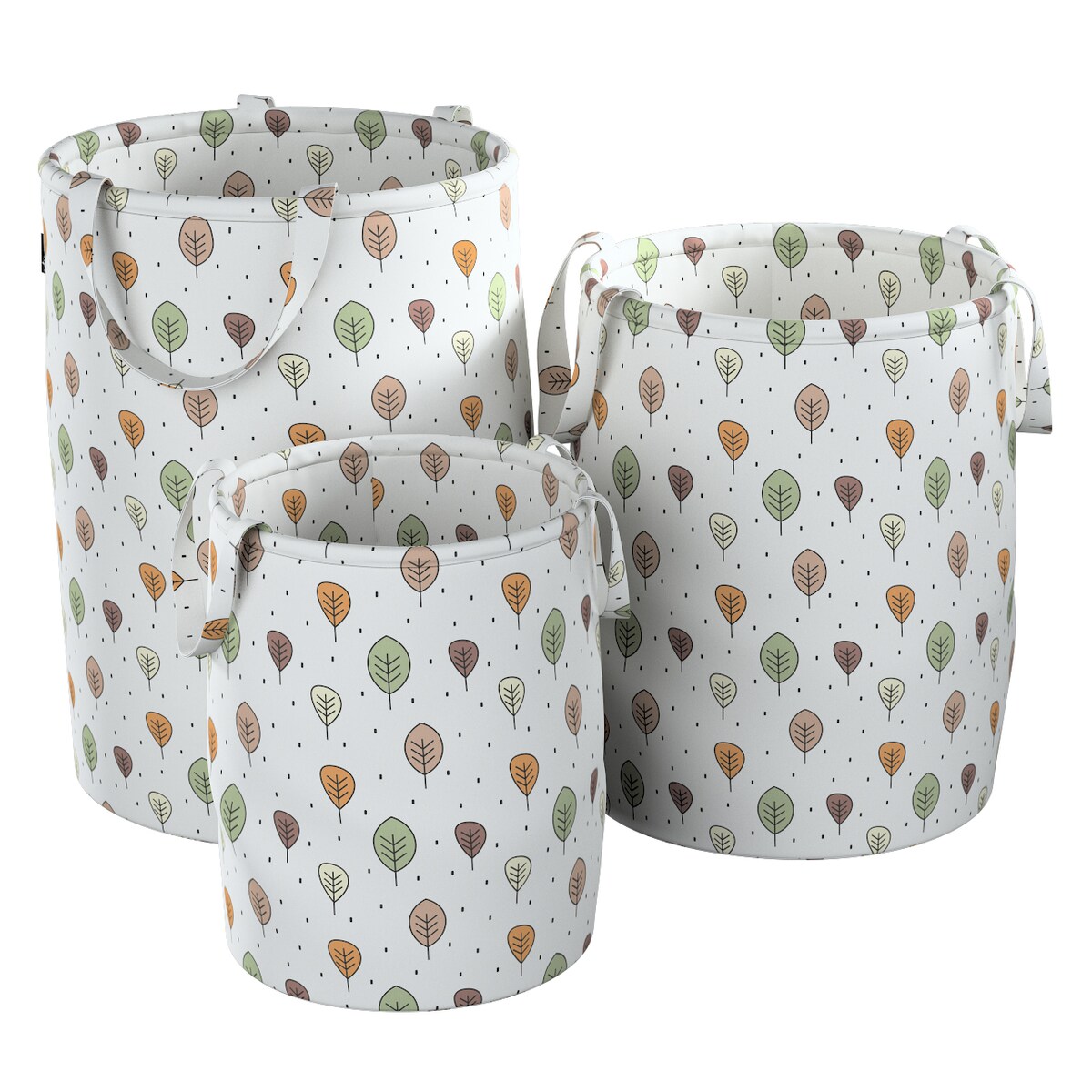 Kosz na zabawki Tobi, ecru-brązowy, 40x50cm, Magic Collection