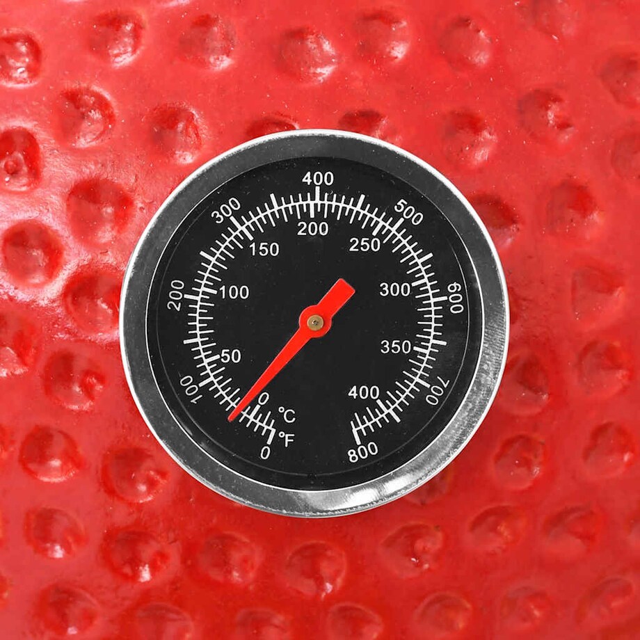 vidaXL Ceramiczny grill Kamado z wędzarnią, 76 cm