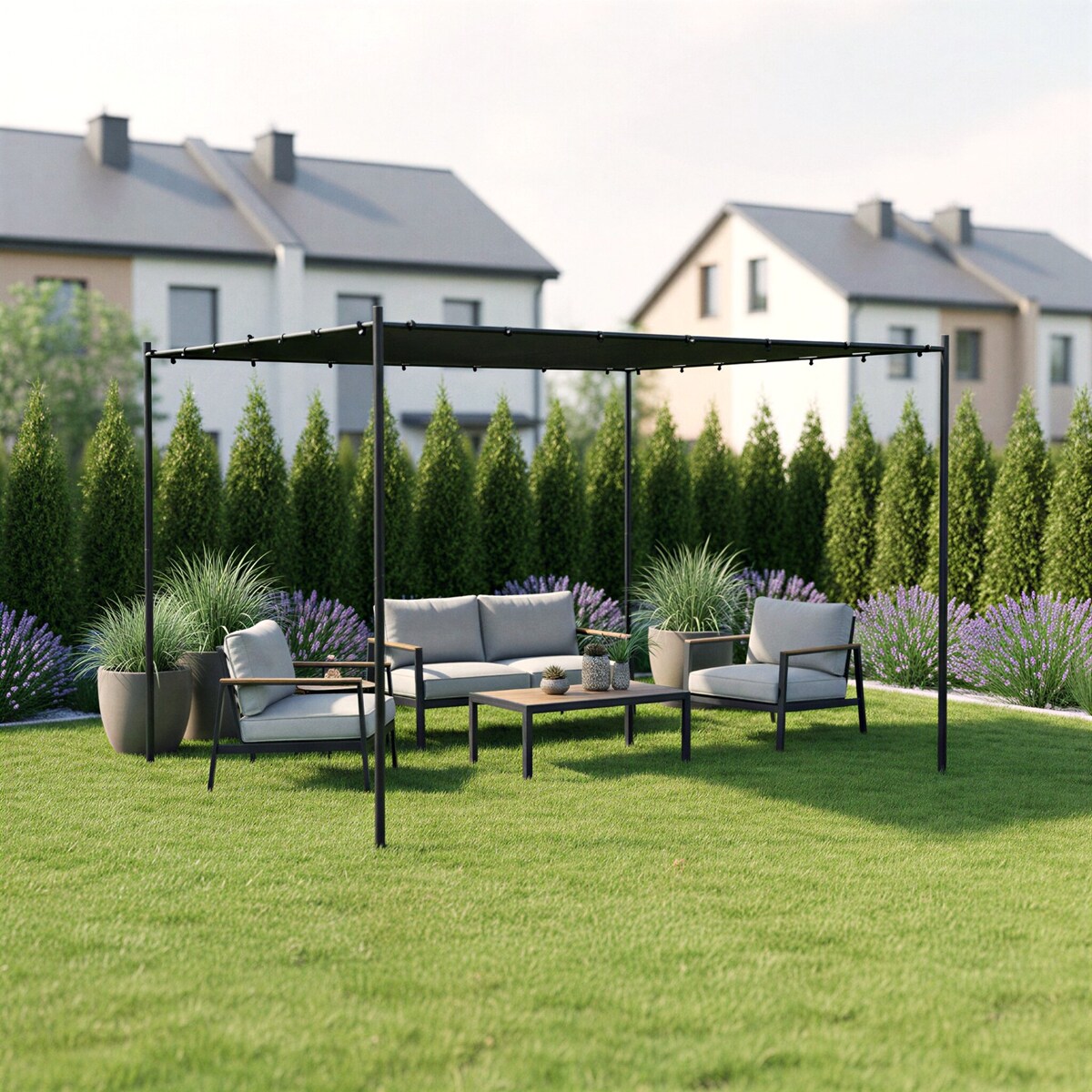 Pergola ogrodowa JUMI 2,5x2,5 m stalowa tarasowa