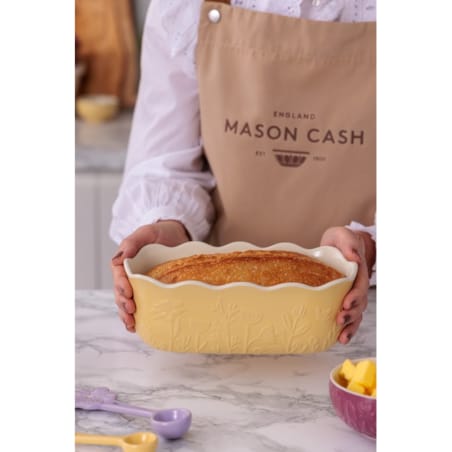 Forma do pieczenia chleba Mason Cash In the Meadow 23.5 cm żółta kamionkowa