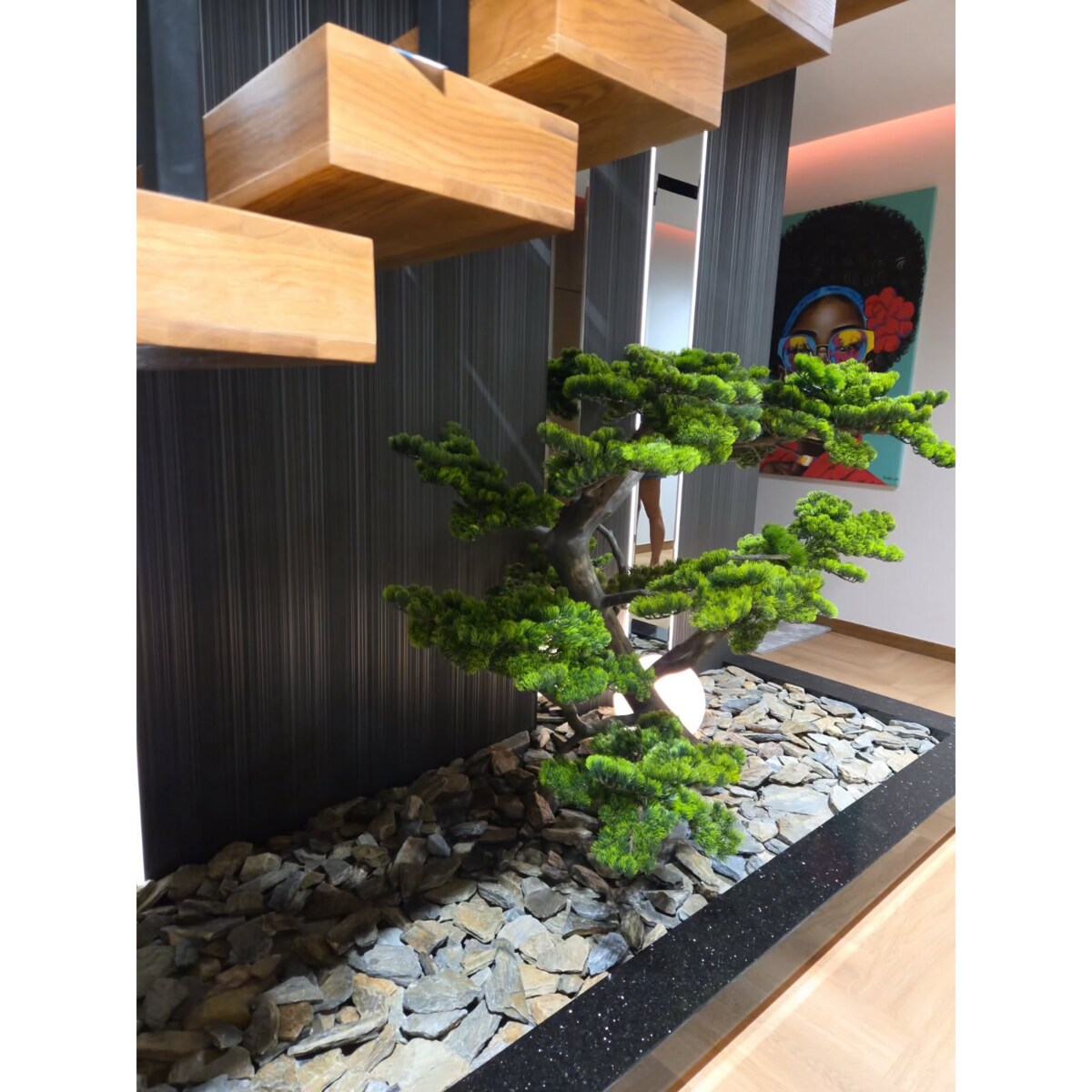 Bonsai na naturalnym pniu 150 cm.