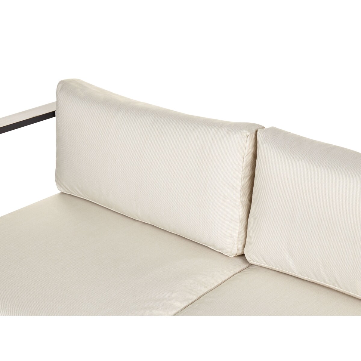 Zestaw ogrodowy 5-osobowy czarny z 2 zestawami poszewek MESSINA