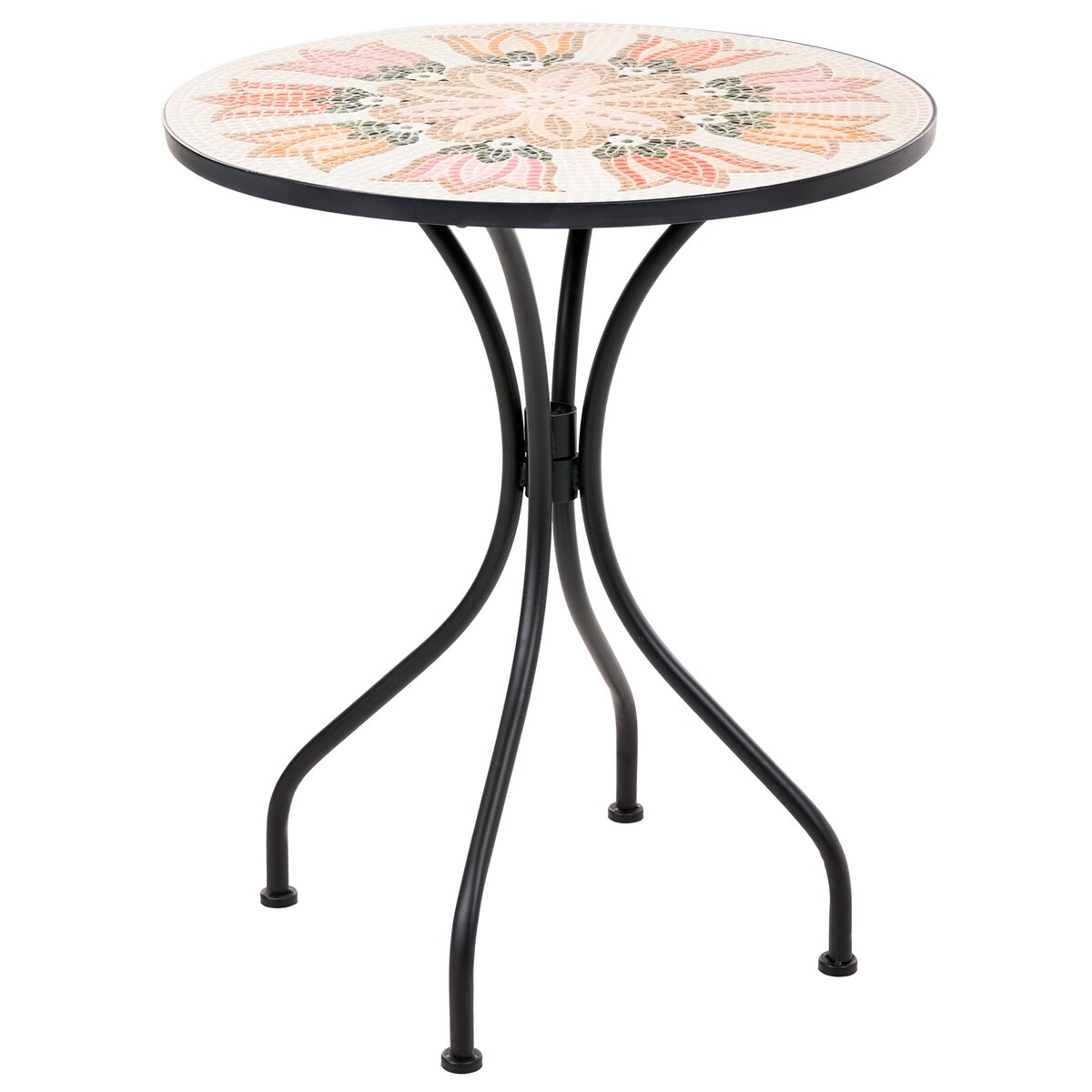 Stolik bistro SETTALA 60 cm 60 cm Metal Kolorowy