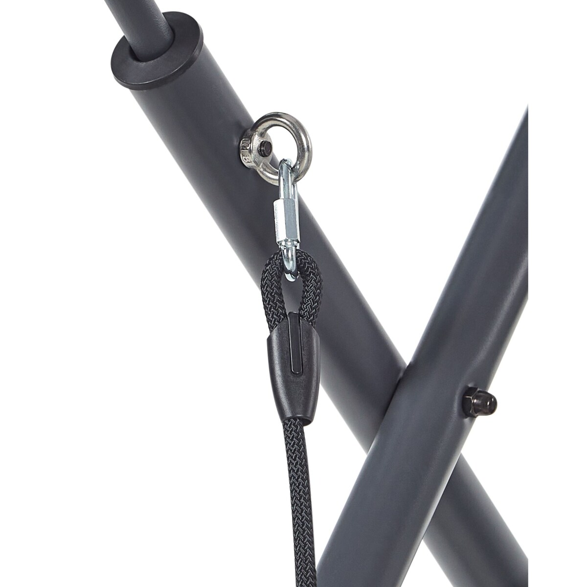 Huśtawka ogrodowa SOLAGNA Metal Ciemnoszary