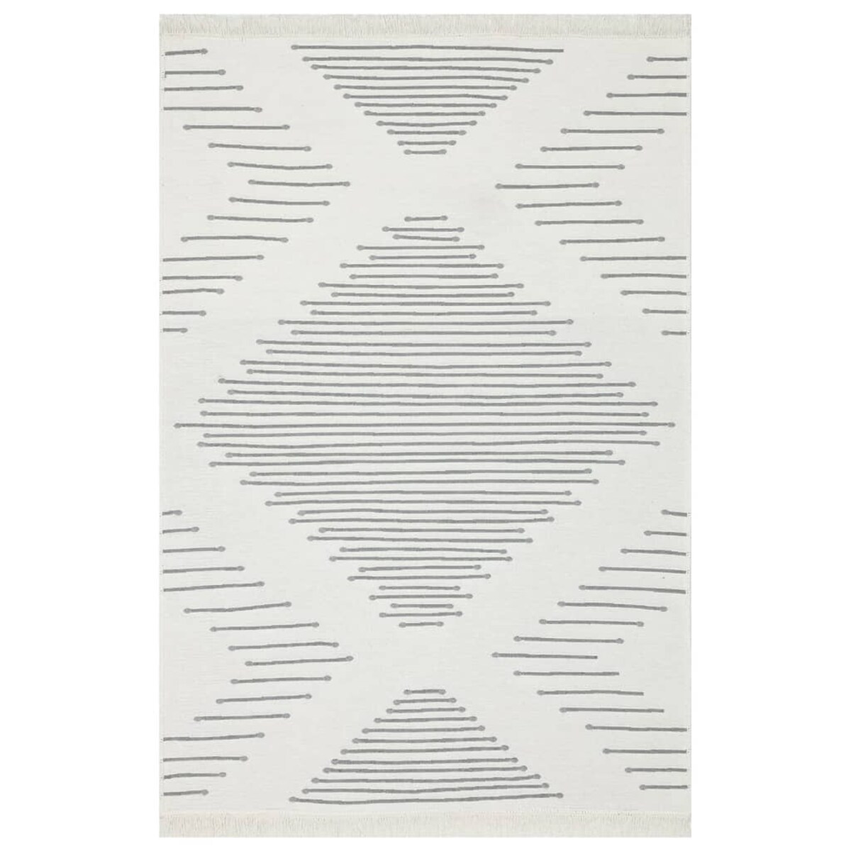 vidaXL Dywanik, ciemnoszary, 160x230 cm, bawełniany