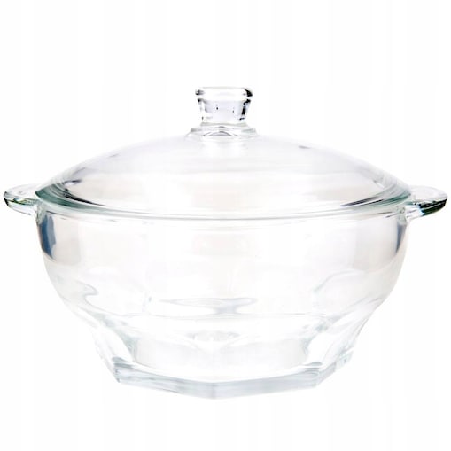 SZKLANA WAZA Z POKRYWKĄ NA ŻYWNOŚĆ LUMINARC 2,5 L