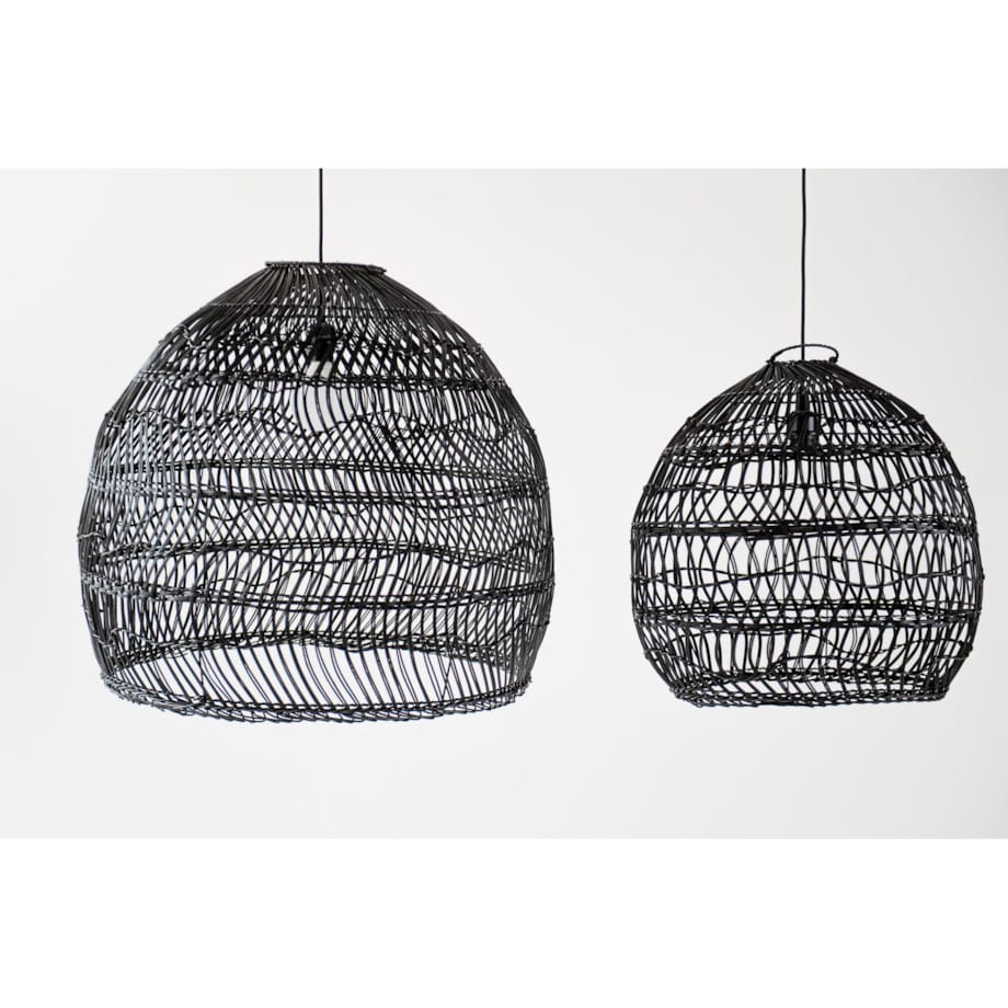 Lampa wisząca Cezar XL czarna Monnarita