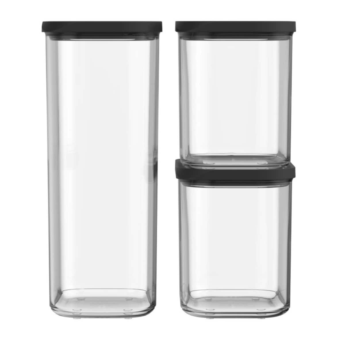 Zestaw pojemników Modula 3szt. Black 10699554040