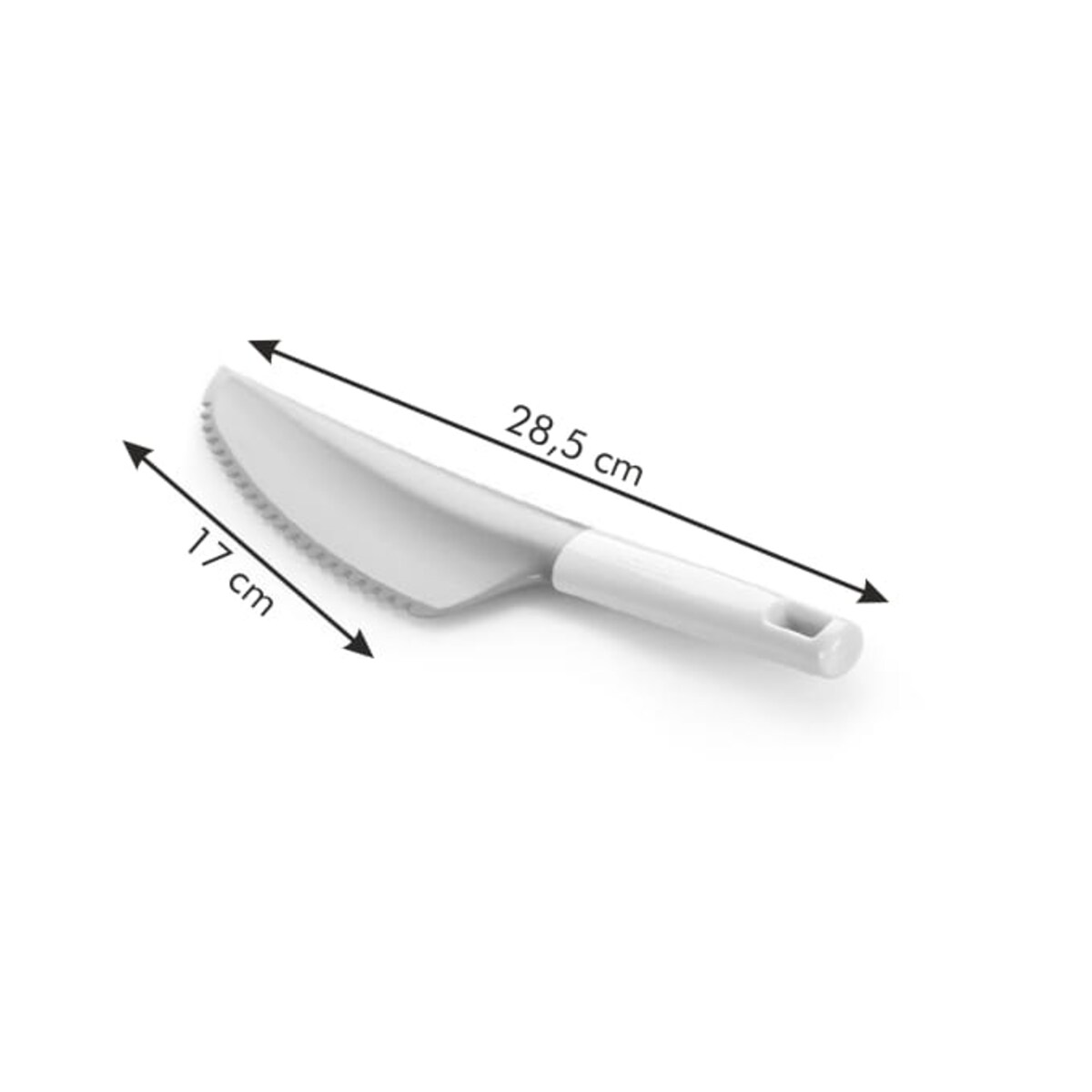 Nóż do Deserów Delícia Ząbkowany Nożyk do Ciast Tortów 17 Tworzywo sztuczne