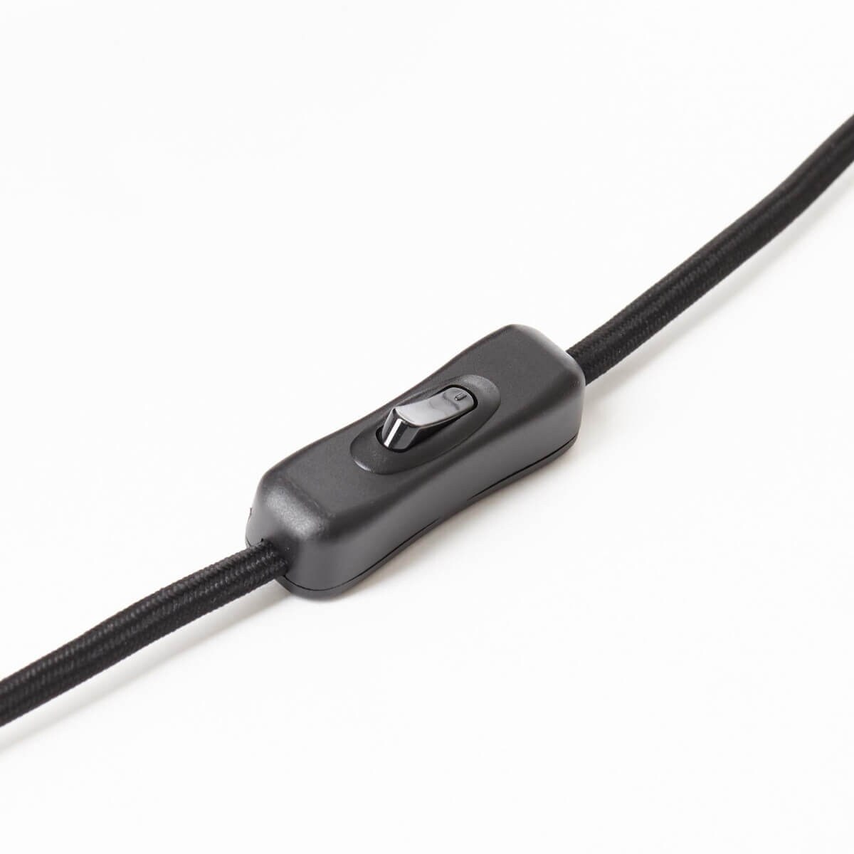 Bambusowa lampa stołowa Woodrow 93062/76 Brilliant lampion czarny