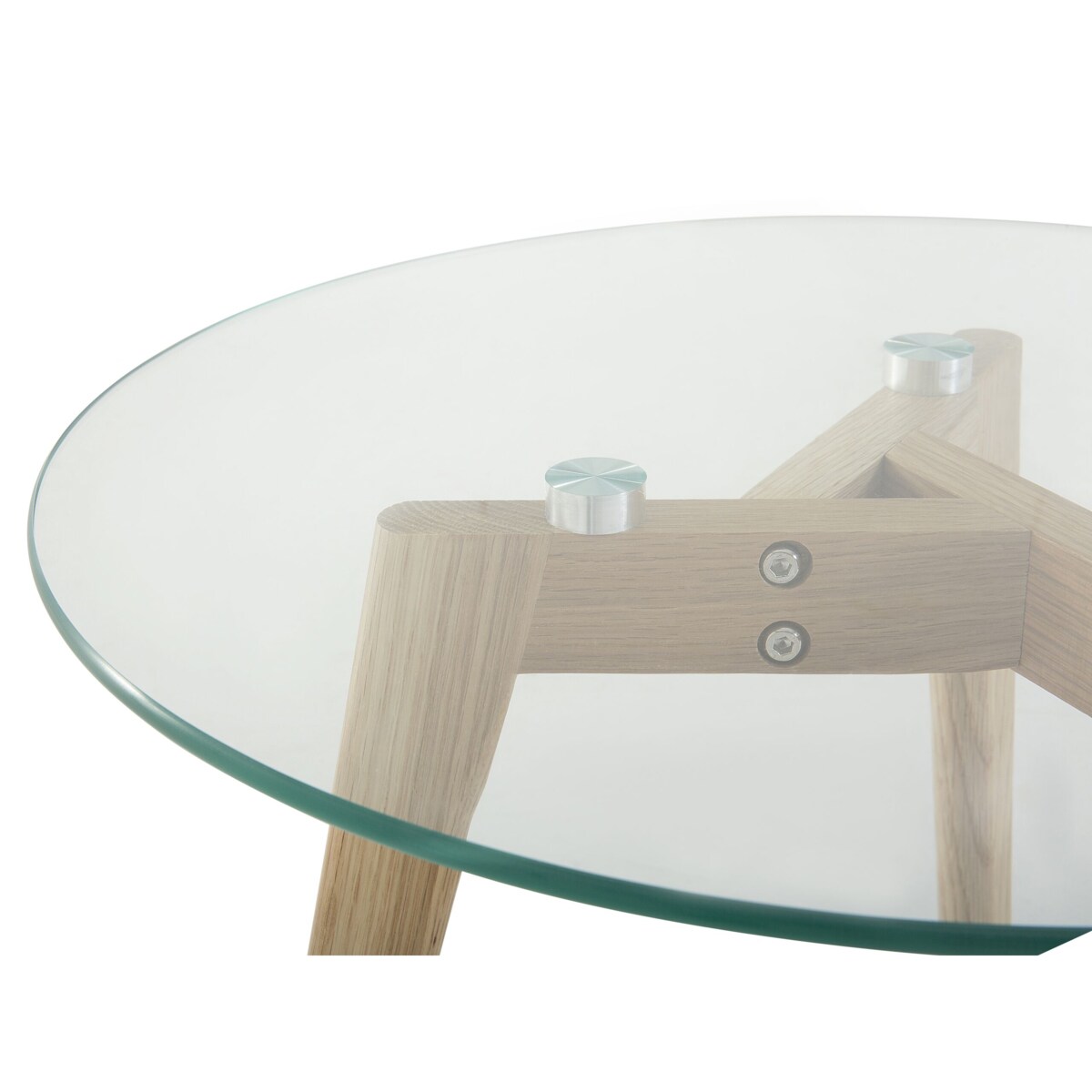 Zestaw 2 stolików kawowych szklanych MISSOURI